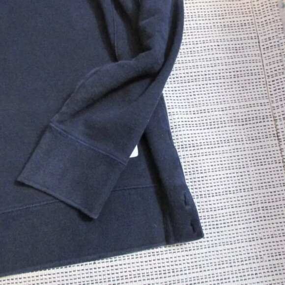 Thom Browne Navy Classic 4-Bar stripe Loopback Sweatshirts Size 4 L/XL - Picture 10 of 11